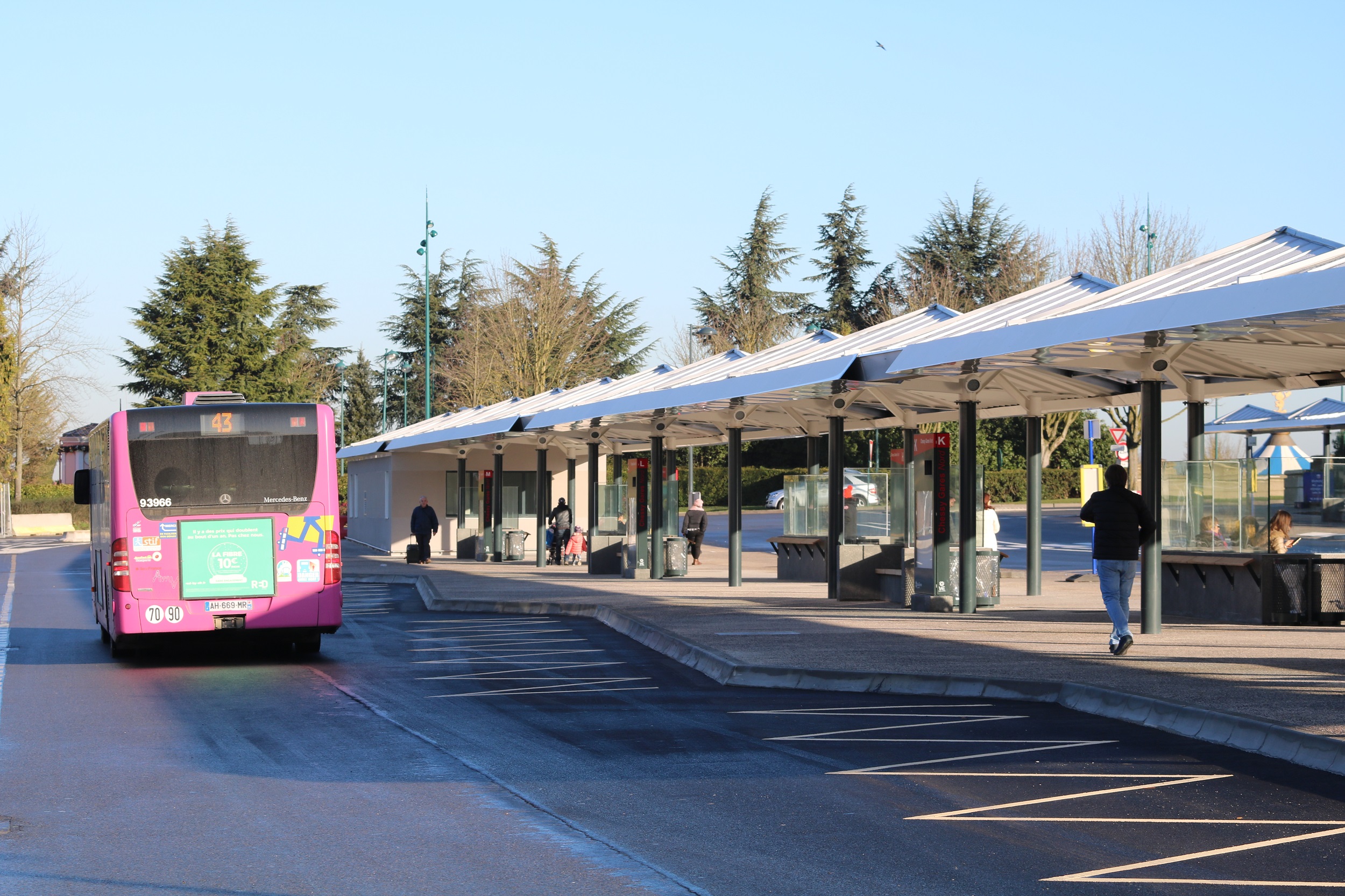 transport en commun à Val d'Europe