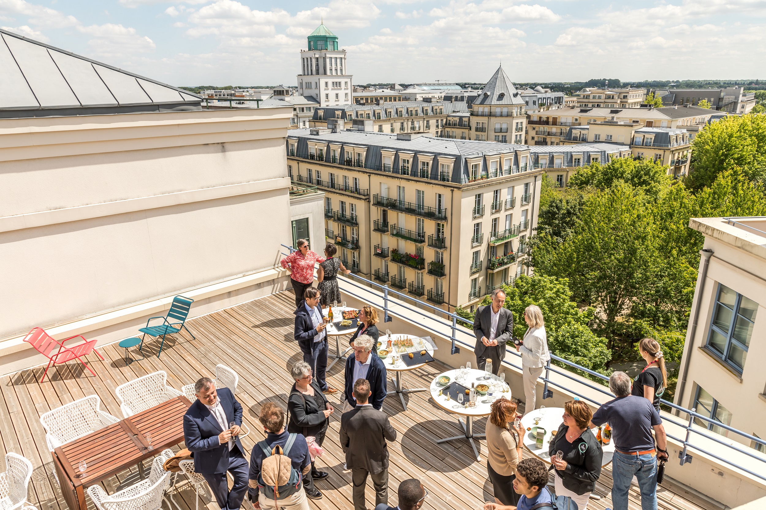 Organiser un évènement - vue rooftop